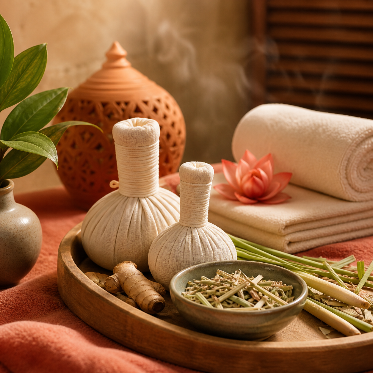 Kruidenstempelmassage